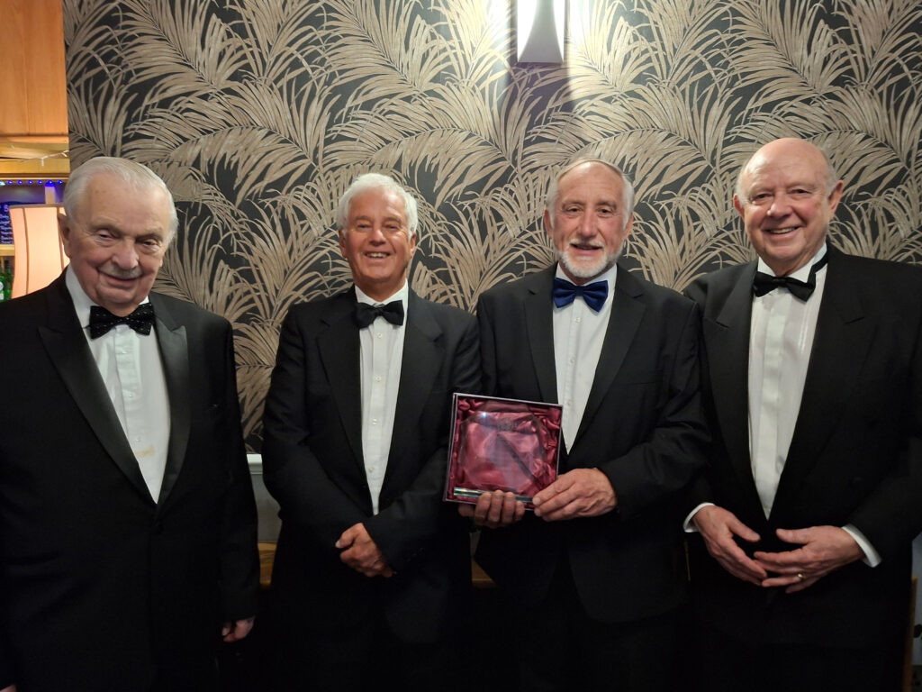 Ken Kirk, Hayden Snow, David Hirst, Phil Curtis Receive the clubs Centenary award