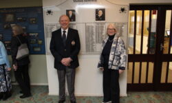 Club Captain Phil Curtis and Lady Captain Jackie Fisher